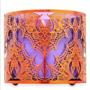 Bath and Body Works Orange Bat Metal Candle Holder